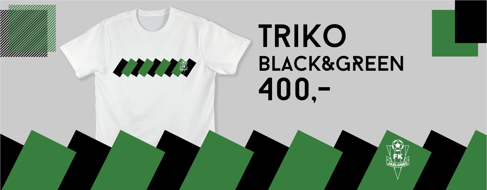 Triko BLACK&GREEN